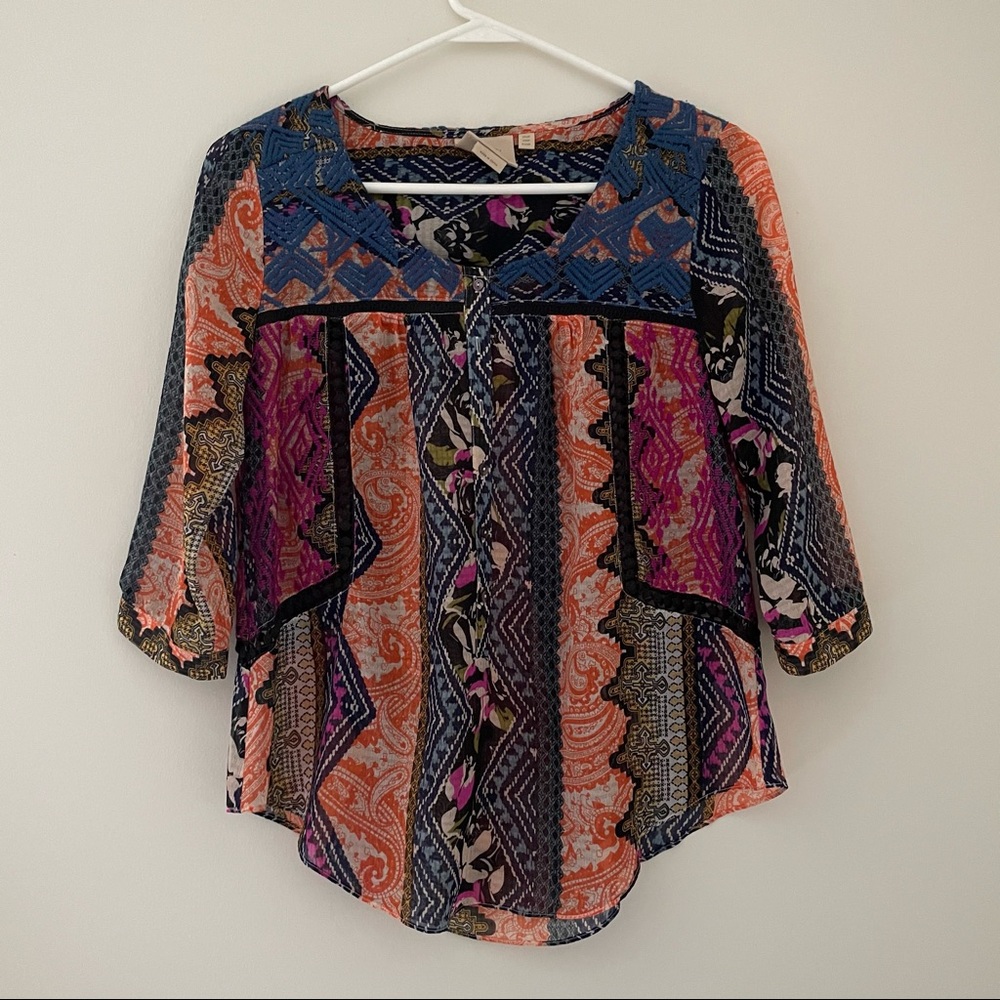 Anthropologie Vanessa Virginia Blouse